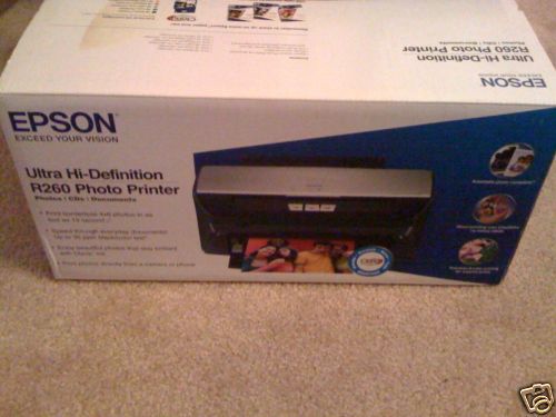 Epson R260 Ultra High Definition R260 Photo Printer with CISS (Continuous Ink Sub-System)