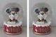 Mickey Mouse Snow/Water Globe 2009 Christmas Holiday -- lot of 2
